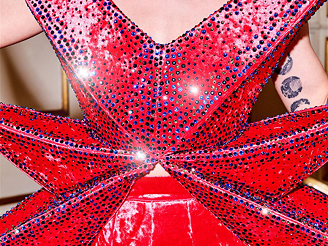 windowsen dress with crystals