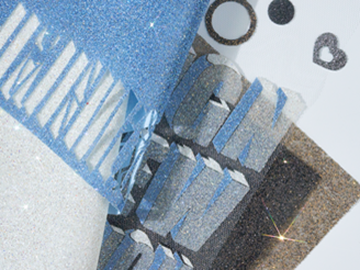 white, malibu blue crystal sheets