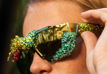 fashion sunglasses with crystals