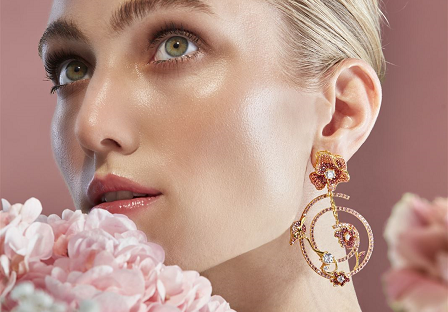 jewelry with Preciosa's new pink PCT colors for cubic zirconia