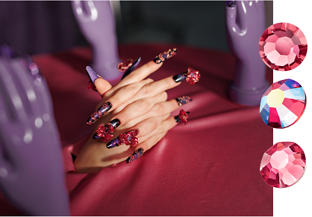 nail art rhinestones