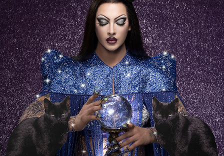 blue violet crystal dress