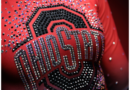 dance costume with crystals