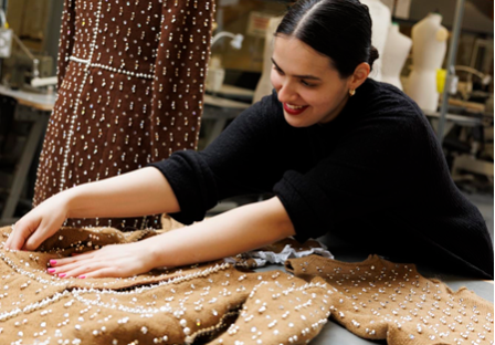 design students of Central Saint Martins working with crystals