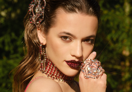 全新无镉红色工艺水晶色调