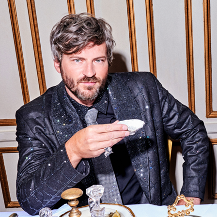 crystallized men's suit