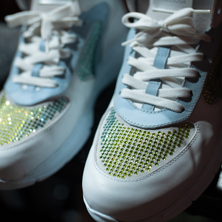 rhinestones on shoes