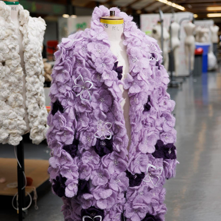 design students of Central Saint Martins working with crystals