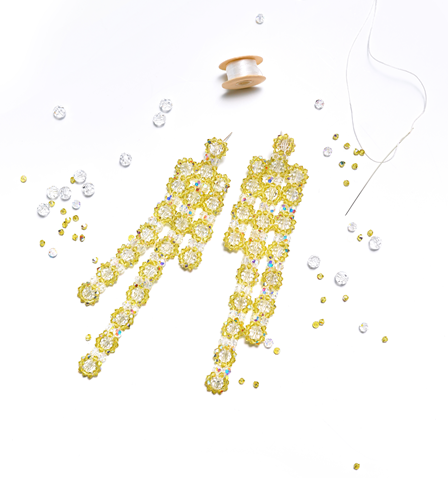 Baroque Beaded earrings