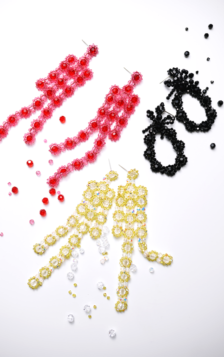 Baroque Beaded earrings