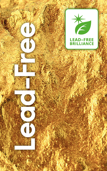 Lead-free crystals and rhinestones