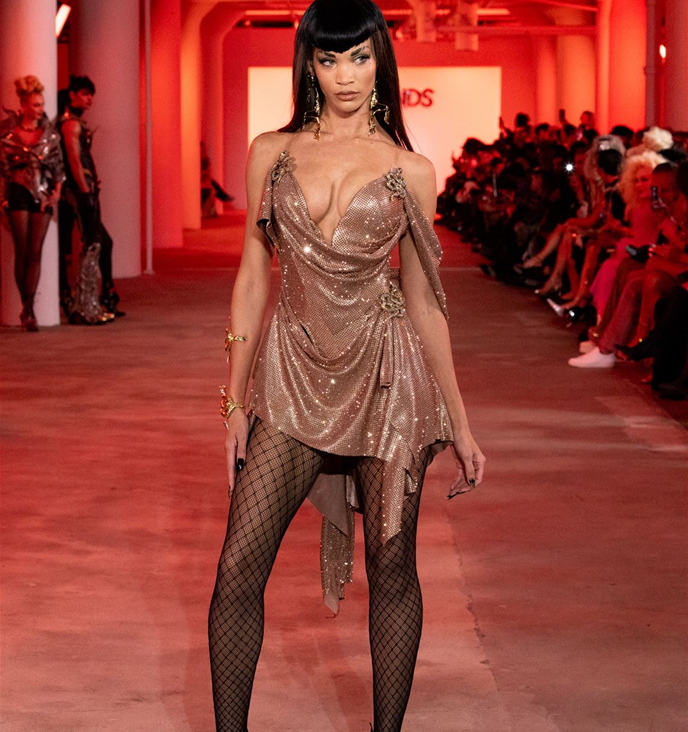 Preciosa crystal transfers sparkle at fashion show