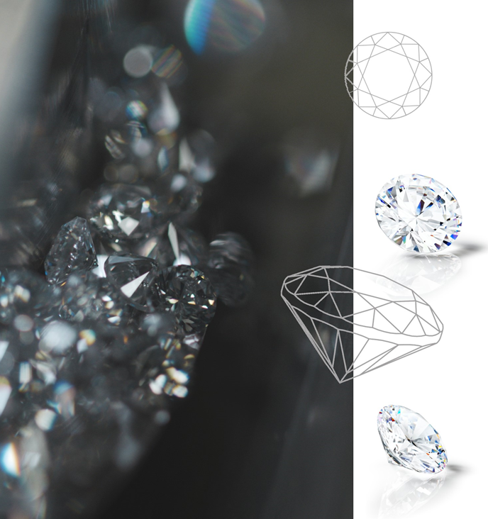 Preciosa cubic zirconia for fine jewelry 