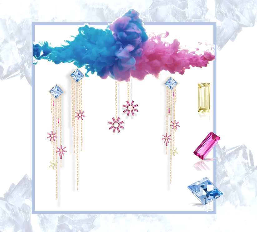 fashion jewelry with crystals