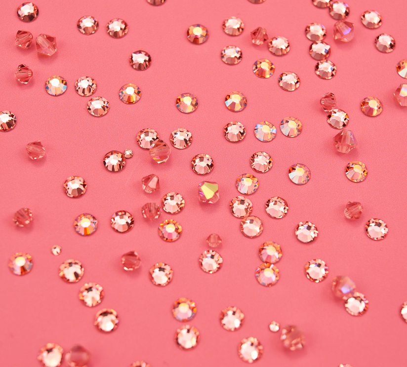 New crystal color Rose Peach