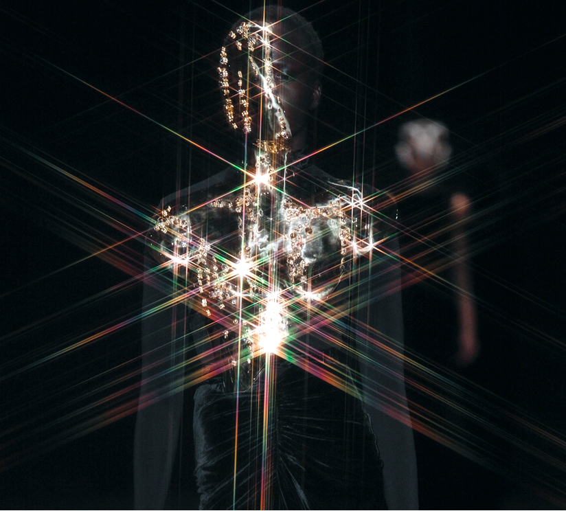 Gaurav Gupta's SS 2025 haute couture opening look with Preciosa crystals