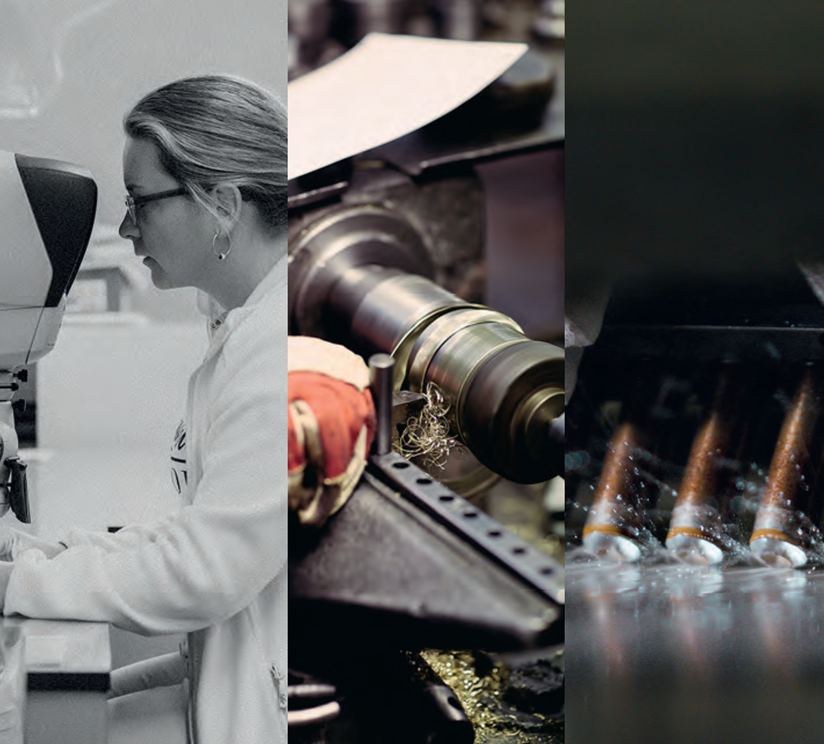 crystals and rhinestones production and testing