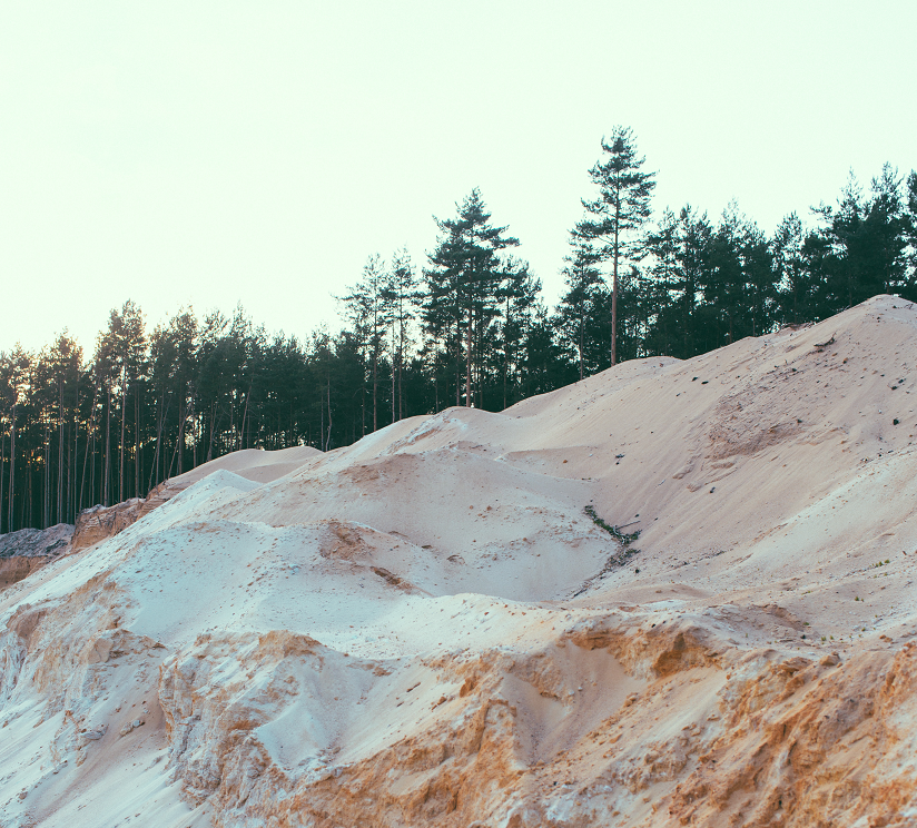 Glass sand used for glass making 