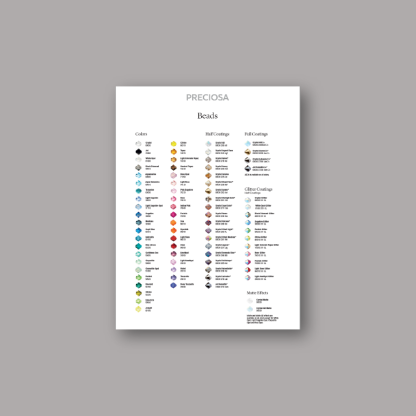 Color chart Beads