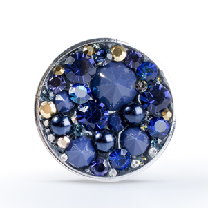 crystal stones set in epoxy clay 