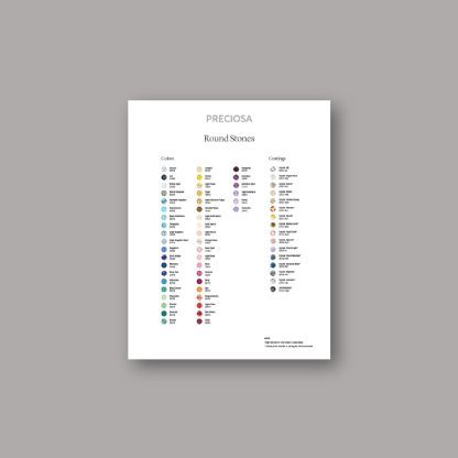 Color chart Round Stones