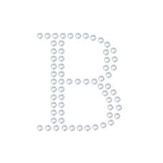 水晶烫贴 字母 B
