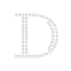 水晶烫贴 字母 D