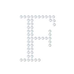 水晶烫贴 字母 F