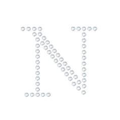 水晶烫贴 字母 N
