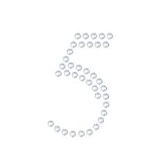 水晶烫贴 数字5