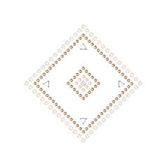 水晶烫贴 拜占庭方块