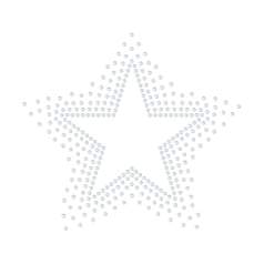 水晶烫贴 镭射星形