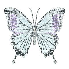 水晶烫贴 燕尾蝶