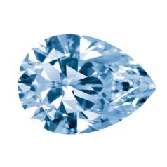 Synthetic Spinel Pear Diamond Synthetic Spinel Pear Diamond