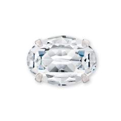 Oval MAXIMA in Jewelry Cup, Silver