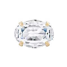 Oval MAXIMA in Jewelry Cup, Gold