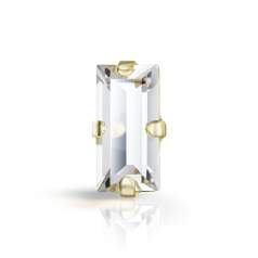 长方形美饰玛手缝爪杯，金杯