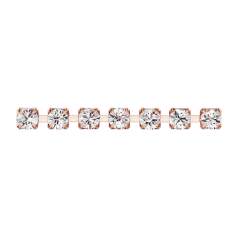 Cupchain with Chatons MXM ss6,5 - Rose Gold cup Cupchain with Chatons MXM ss6,5 - Rose Gold cup