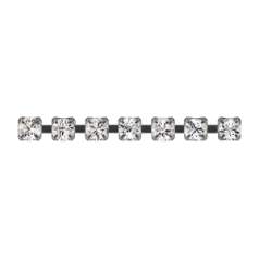 Cupchain with Chatons MXM ss29 - Ruthenium cup Cupchain with Chatons MXM ss29 - Ruthenium cup