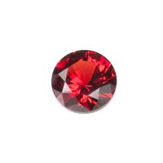 天然红色石榴石 圆形切割