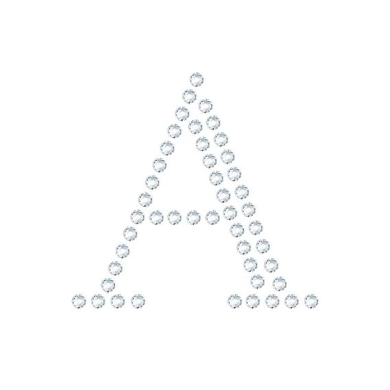 水晶烫贴 字母 A