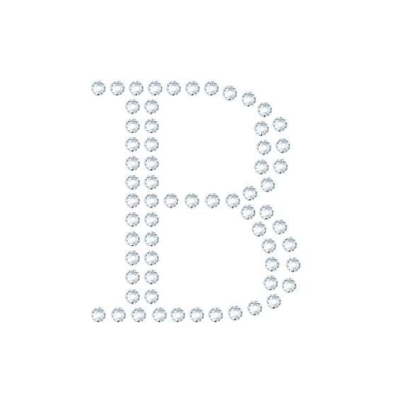 水晶烫贴 字母 B
