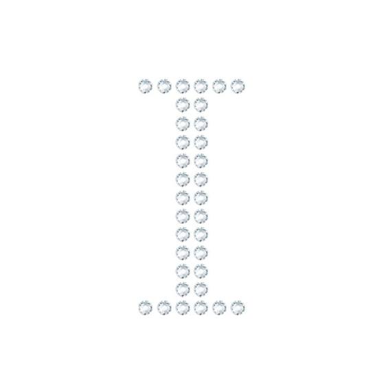 水晶烫贴 字母 I