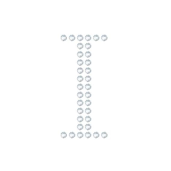 水晶烫贴 字母 I