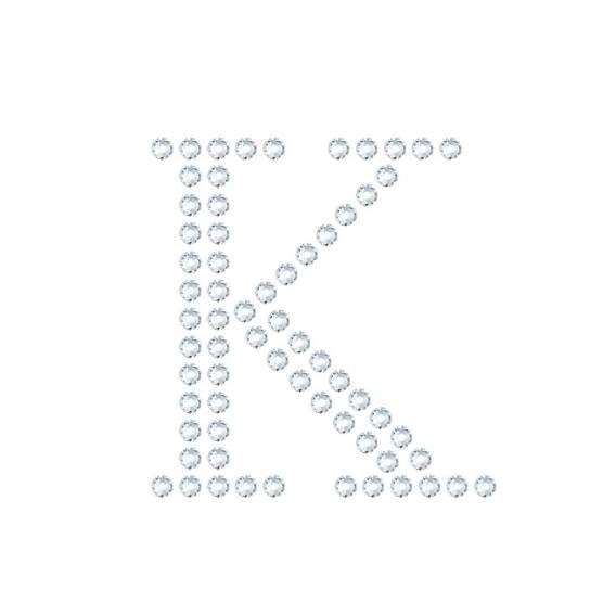 水晶烫贴 字母 K