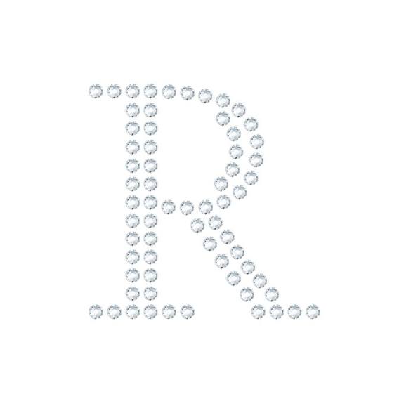 水晶烫贴 字母 R