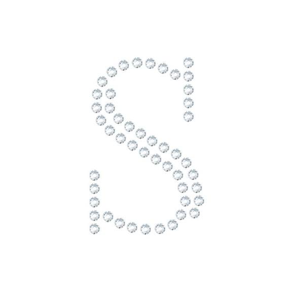 水晶烫贴 字母 S