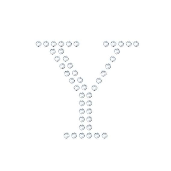 水晶烫贴 字母 Y