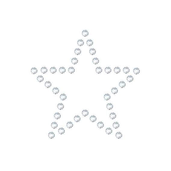 水晶烫贴 简约星形