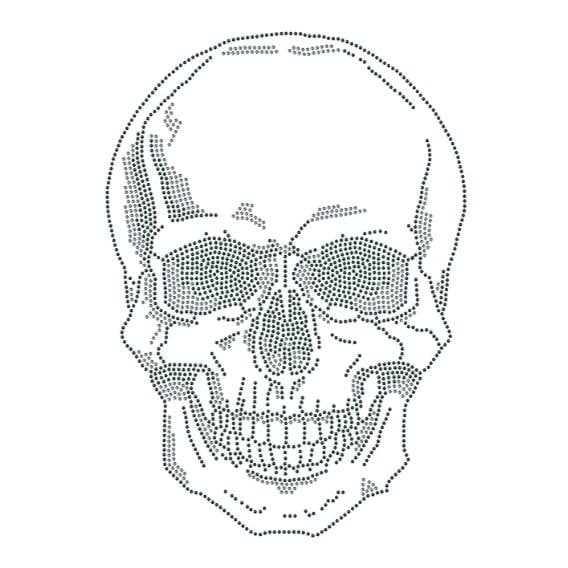 水晶烫贴 骷髅头